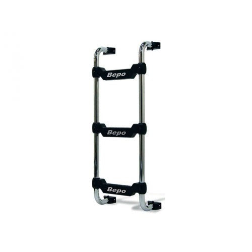 ESCALERA CROMADA TRASERA X 3 PELDAÑOS 1210MM BEPO
