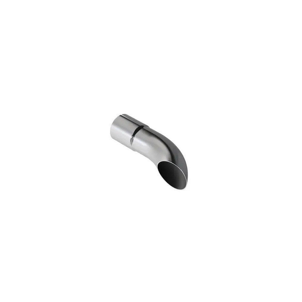 COLA ESCAPE CURVO CROMADA 3" 350MM