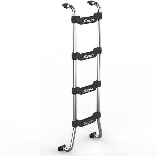 ESCALERA CROMADA TRASERA X 4 PELDAÑOS 1420mm