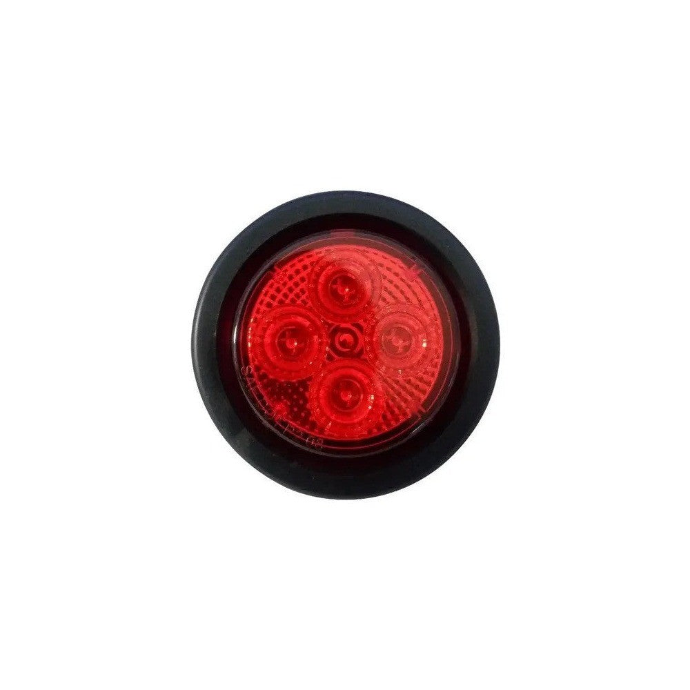FOCO REDONDO TROCHA LED ROJO 7CM