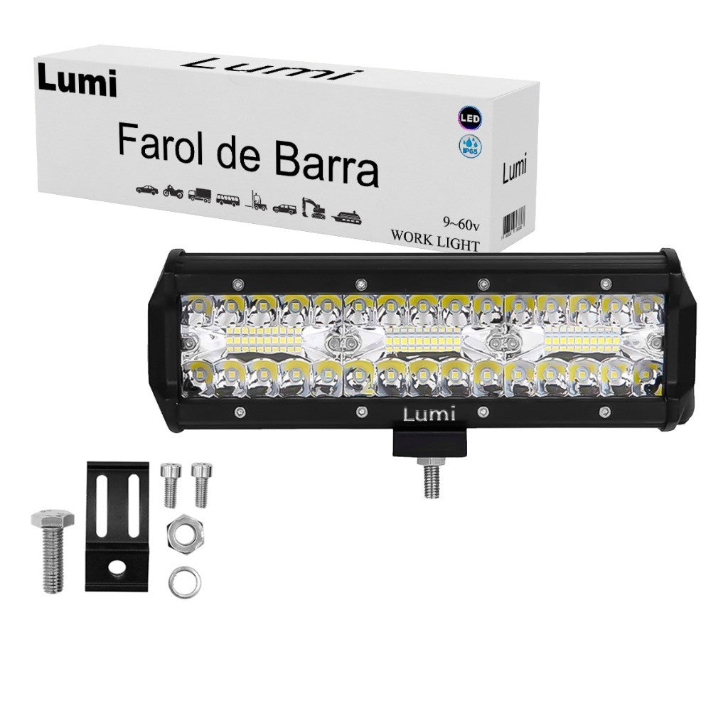 FAROL BARRA 25CM ROJO LED 24V TODOS