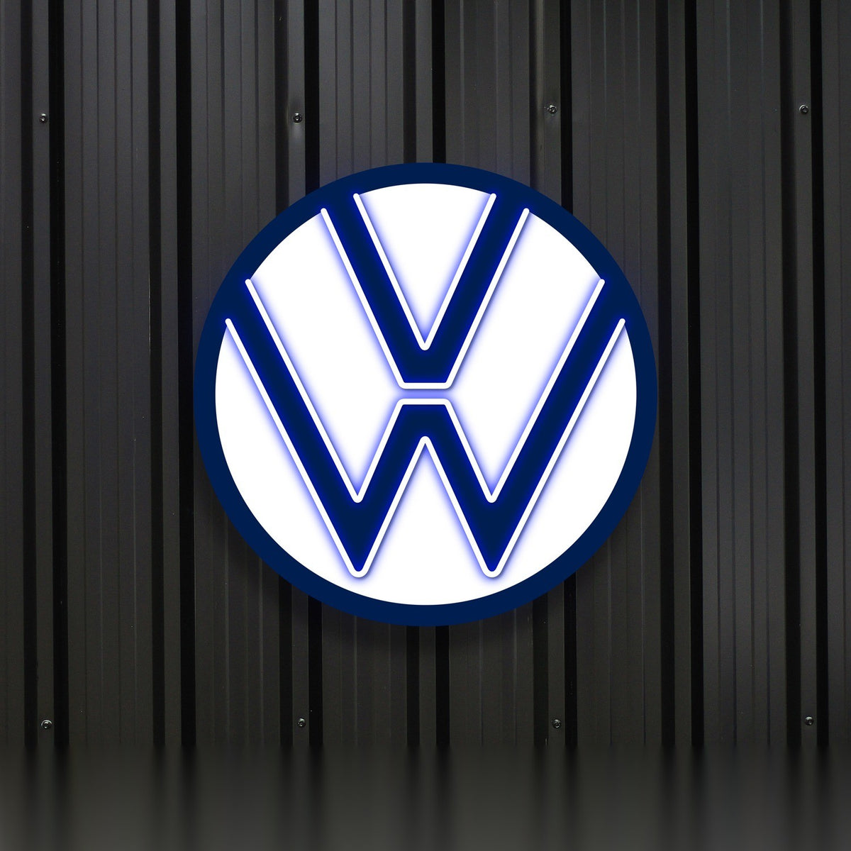 LOGO SIMBOLO VOLKSWAGEN NEON AZUL