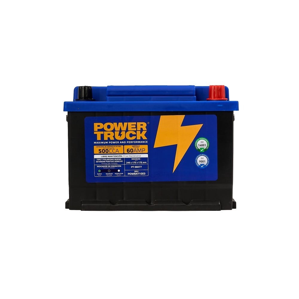 BATERIA 60AMP 600 CCA