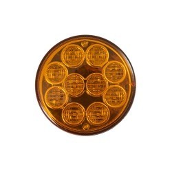 FOCO TRASERO REDONDO AMARILLO 12CM EVOL