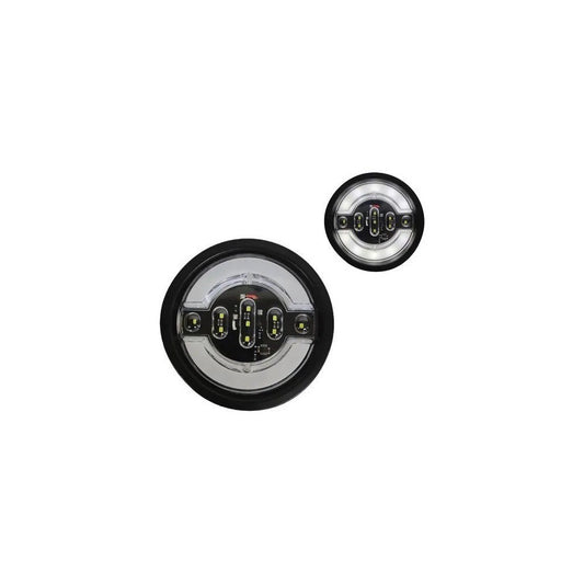FOCO REDONDO TROCHA LED BLANCO 7CM