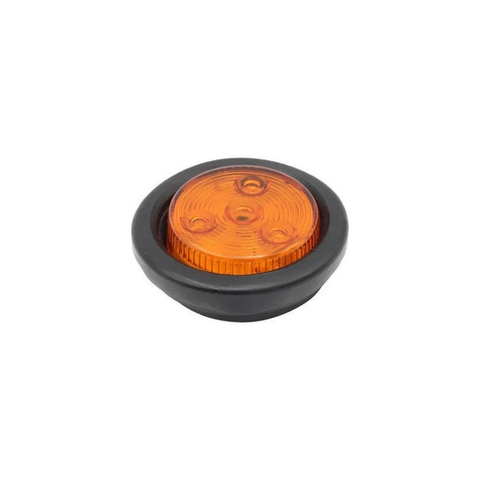 FOCO REDONDO TROCHA LED AMBAR 7CM