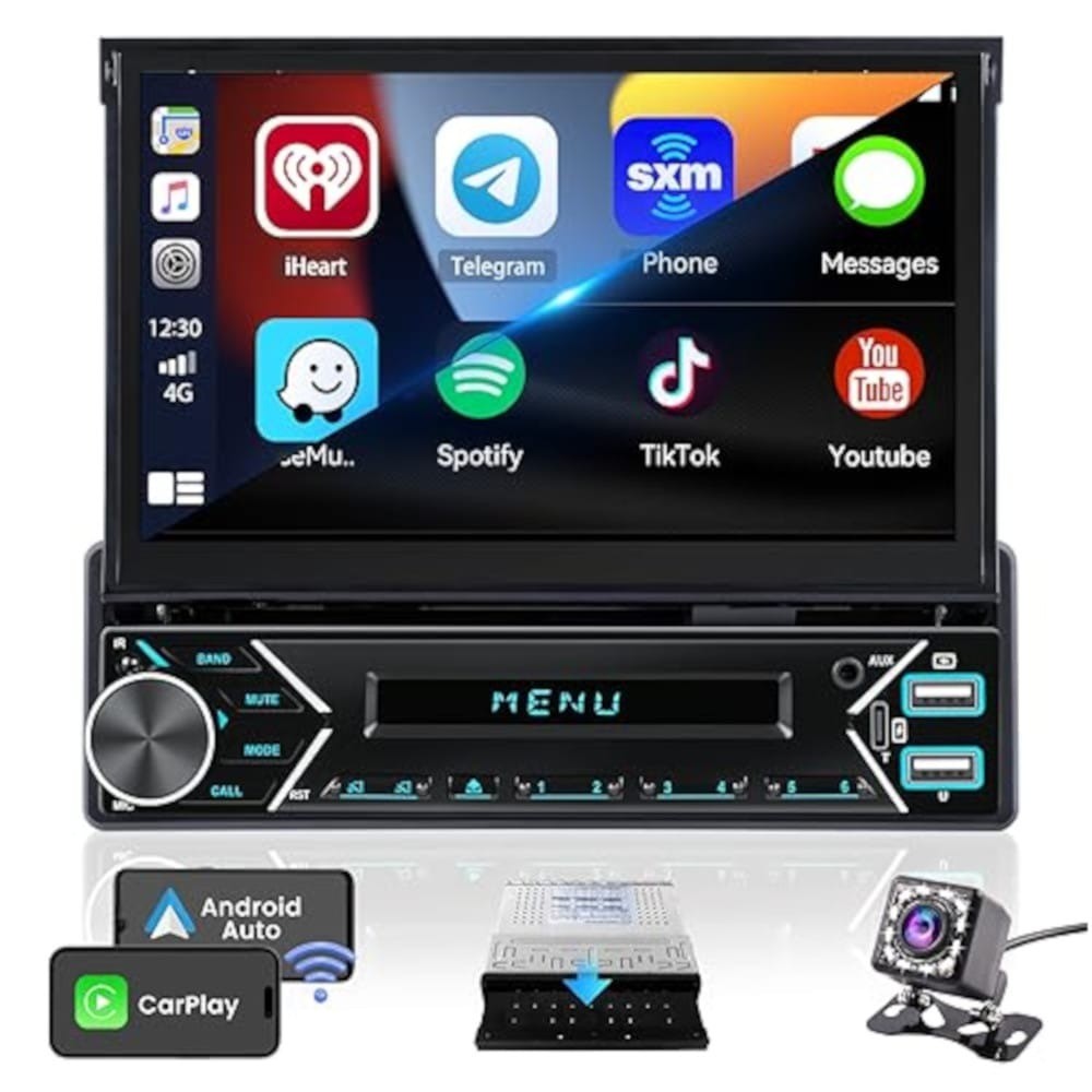 RADIO AUTO CON PANTALLA 7PULG.