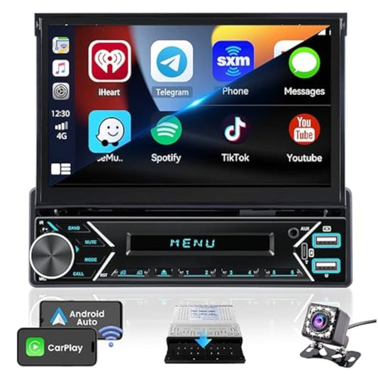 RADIO AUTO CON PANTALLA 7PULG.