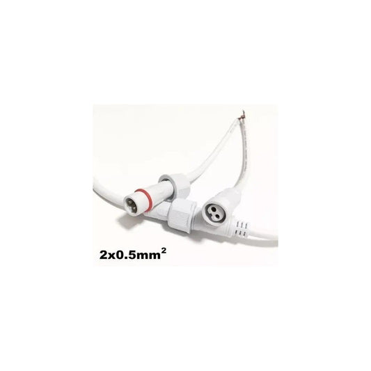 CONECTOR HEMBRA FOCO LED 2 POLOS