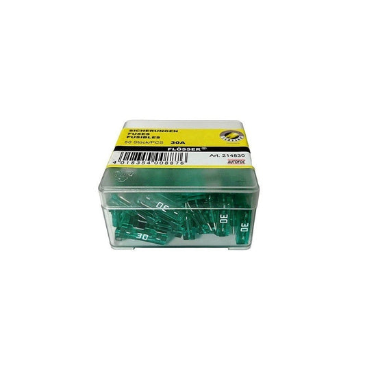 FUSIBLE FLOSSER 30 AMP 10 CUÑO VERDE