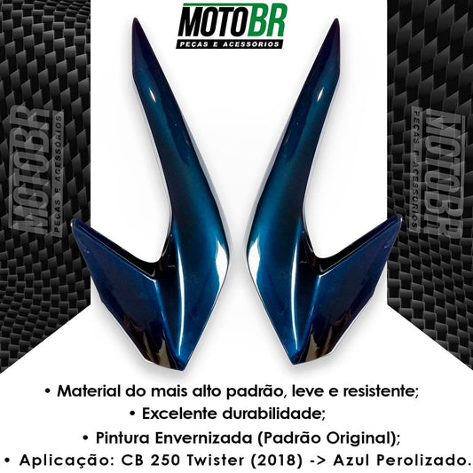 FAROL LATERAL CROMADO AZUL TODOS