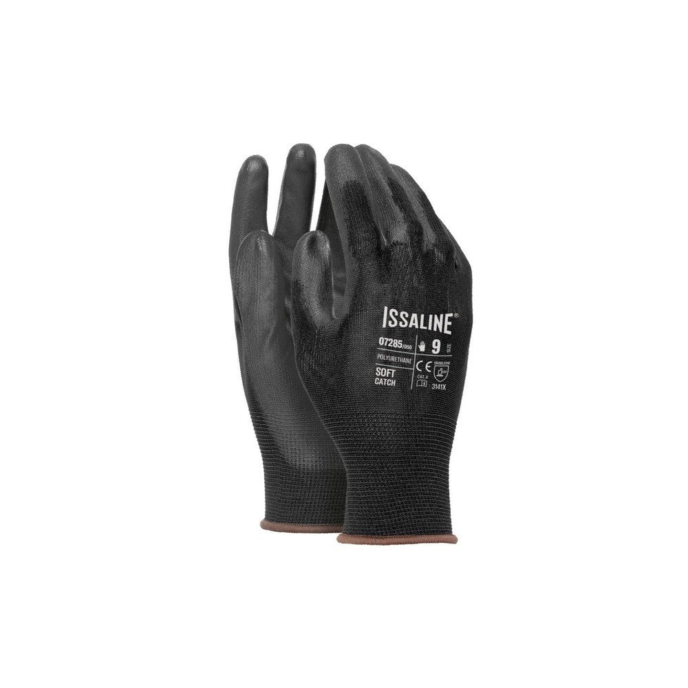 GUANTE NEGRO PU SOFT TALLA 8