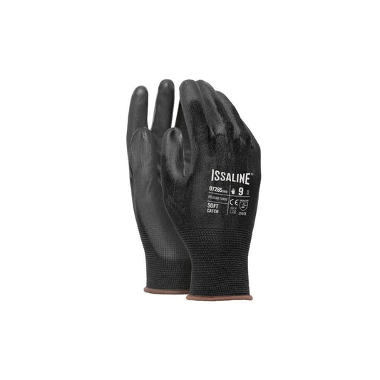 GUANTE NEGRO PU SOFT TALLA 8