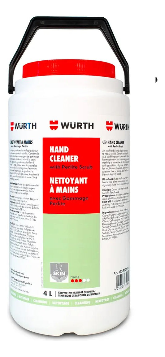 LIMPIADOR DE MANOS WURTH NATURAL 4LT