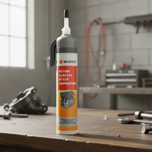 SILICONA ULTRA RTV ALTA TEMP NEGRA 200ML