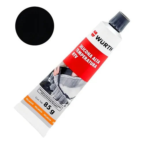 SILICONA ALTA TEMP RTV NEGRO 85GR