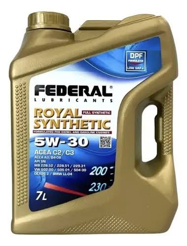 FEDERAL ROYAL SYNTHETIC 5W 30 7L