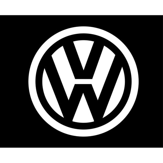 LOGO SIMBOLO VOLKSWAGEN NEON BLANCO