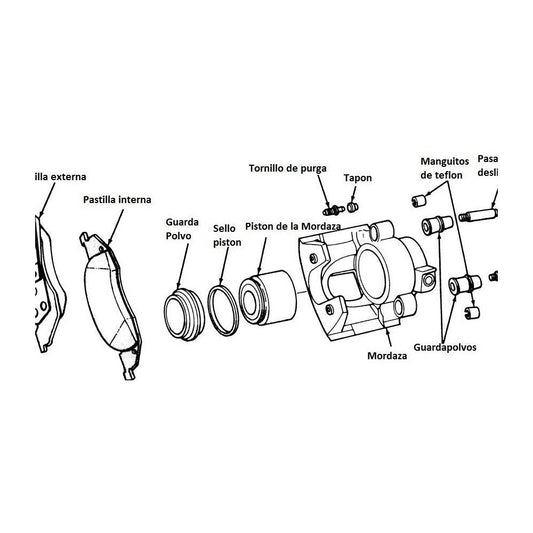CALIPER REPARADO. MANTENCION BASICA